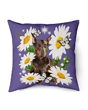 Doberman Indoor Pillow - 16” x 16” front