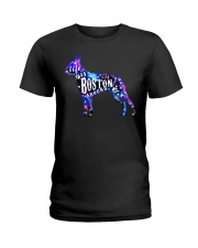 Boston Terrier D45 Ladies T-Shirt tile