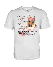 German Shepherd V-Neck T-Shirt tile