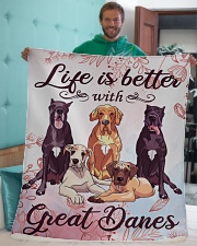 Great Dane Sherpa Fleece Blanket - 50" x 60" aos-sherpa-fleece-blanket-50x60-lifestyle-front-05