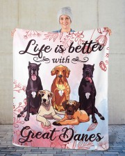 Great Dane Sherpa Fleece Blanket - 50" x 60" aos-sherpa-fleece-blanket-50x60-lifestyle-front-13