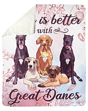 Great Dane Sherpa Fleece Blanket - 50" x 60" front
