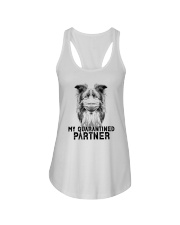 Border Collie Ladies Flowy Tank tile