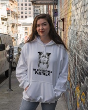 Border Collie Hooded Sweatshirt lifestyle-unisex-hoodie-front-1