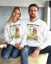 Cocker Spaniel Crewneck Sweatshirt custom-crewneck-sweatshirt-lifestyle-front-152