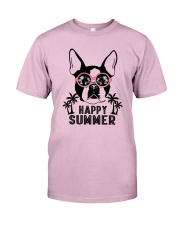 Boston Terrier Summer Classic T-Shirt front