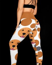 Golden Retriever High Waist Leggings aos-high-waist-leggings-lifestyle-35