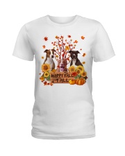 Pit bull Ladies T-Shirt tile