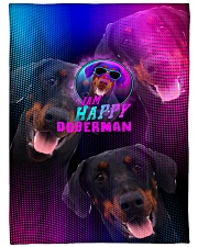 Doberman Fleece Blanket tile
