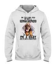 German Shepherd Hooded Sweatshirt front