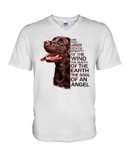 Labrador V-Neck T-Shirt tile