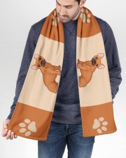 French Bulldog Fleece Scarf aos-fleece-70-x-10-scarf-lifestyle-04