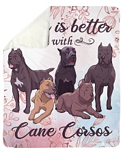 Cane Corso Sherpa Fleece Blanket tile