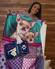 Chihuahua Sherpa Fleece Blanket - 50" x 60" aos-sherpa-fleece-blanket-50x60-lifestyle-front-09b