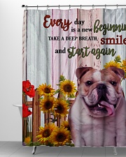 Bulldog Shower Curtain aos-shower-curtains-71x74-lifestyle-front-06