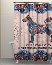 Husky Shower Curtain aos-shower-curtains-71x74-lifestyle-front-05