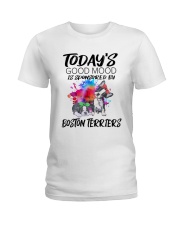 Boston Terrier Ladies T-Shirt tile