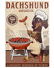 Dachshund 16x24 Poster front