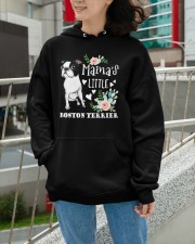 Boston Terrier Hooded Sweatshirt apparel-hooded-sweatshirt-lifestyle-front-103