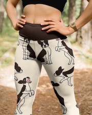 Boston Terrier High Waist Leggings aos-high-waist-leggings-lifestyle-22