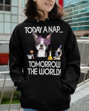 Boston Terrier Hooded Sweatshirt apparel-hooded-sweatshirt-lifestyle-front-102
