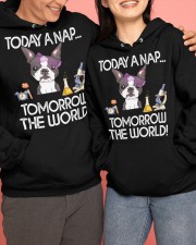 Boston Terrier Hooded Sweatshirt apparel-hooded-sweatshirt-lifestyle-front-139