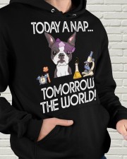 Boston Terrier Hooded Sweatshirt apparel-hooded-sweatshirt-lifestyle-front-61