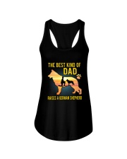 German Shepherd D009 Ladies Flowy Tank tile