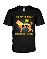 German Shepherd D009 V-Neck T-Shirt tile