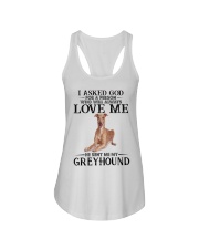 Greyhound Ladies Flowy Tank tile