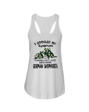 German Shepherd Ladies Flowy Tank tile