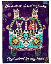 German Shepherd Fleece Blanket tile