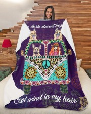 German Shepherd Large Sherpa Fleece Blanket - 60" x 80" aos-sherpa-fleece-blanket-60x80-lifestyle-front-11
