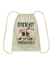 french bulldog Drawstring Bag tile
