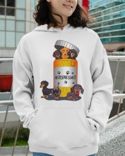 Dachshund T 17 Hooded Sweatshirt apparel-hooded-sweatshirt-lifestyle-front-102