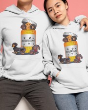 Dachshund T 17 Hooded Sweatshirt apparel-hooded-sweatshirt-lifestyle-front-133