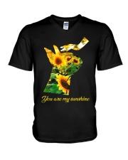 Boston Terrier V-Neck T-Shirt tile