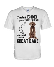 Great Dane V-Neck T-Shirt tile