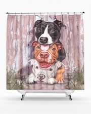 Pitbull Shower Curtain aos-shower-curtains-71x74-lifestyle-front-02a