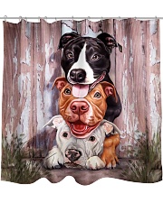 Pitbull Shower Curtain front