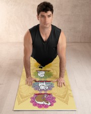 Bull Terrier Yoga Mat 24x70 (vertical) aos-yoga-mat-lifestyle-05