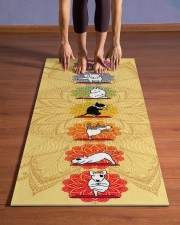 Bull Terrier Yoga Mat 24x70 (vertical) aos-yoga-mat-lifestyle-26