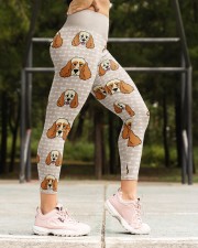 Cocker Spaniel High Waist Leggings aos-high-waist-leggings-lifestyle-16