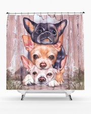 Chihuahua Shower Curtain aos-shower-curtains-71x74-lifestyle-front-02a