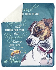jackrussell Sherpa Fleece Blanket - 50" x 60" front