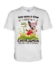 Chihuahua V-Neck T-Shirt tile