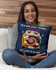 Pug Indoor Pillow - 16” x 16” aos-decorative-pillow-lifestyle-front-11