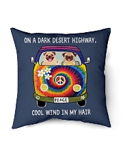 Pug Indoor Pillow - 16” x 16” back