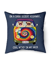 Pug Indoor Pillow - 16” x 16” front