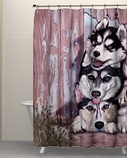 Husky Shower Curtain aos-shower-curtains-71x74-lifestyle-front-05